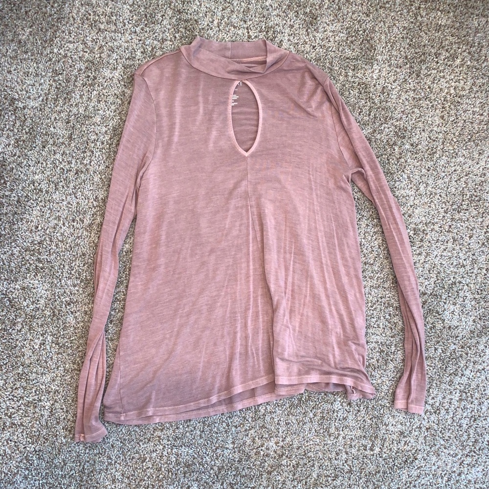 Long sleeve pink shirt size small
